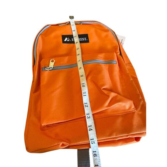 Everest Basic Backpack, Orange, One Size High Visibility - Picture 7 of 9